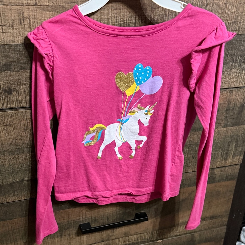 Freestyle Revolution Fuchsia Unicorn Long Sleeve Tee